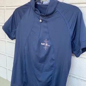 Women’s equestrian horse lesson top, Paula Fairplay, UPF